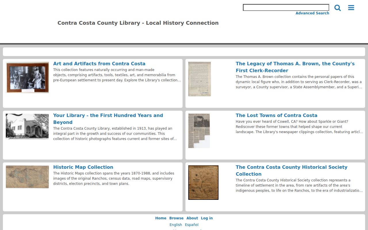 Contra Costa County people search library Local History Connection